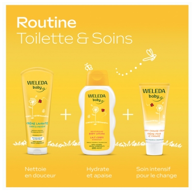 Weleda Baby Crème pour le Change Apaise les irritations Calendula 75 ml