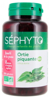 Séphyto Beauté de la Peau Ortie Piquante Urtica Dioica Bio 200 Gélules