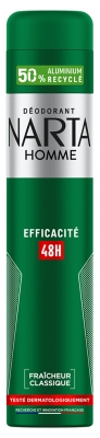 Narta Homme Déodorant Fraîcheur Classique 48H en Spray 200 ML