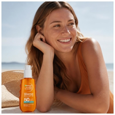 Garnier Ambre Solaire Sensitive Expert + Eau Solaire SPF50 150 ml