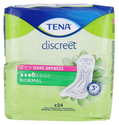 Tena Discreet Normal Serviettes Absorbantes 24 Unités