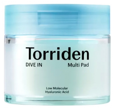 Torriden Dive In Disques Tonifiants et Apaisants Acide Hyaluronique 80 Disques