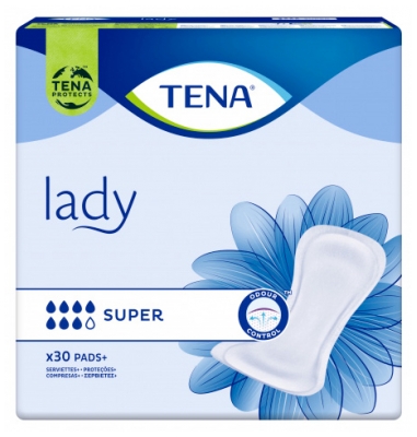 Tena Lady Super Serviettes Absorbantes 30 Unités