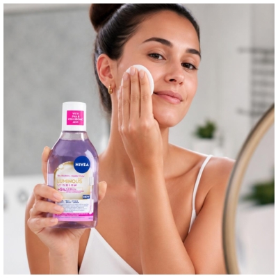 Nivea Cellular Luminous630 Skin Glow Eau Micellaire Visage Yeux et Lèvres 400 ml