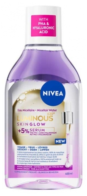 Nivea Cellular Luminous630 Skin Glow Eau Micellaire Visage Yeux et Lèvres 400 ml