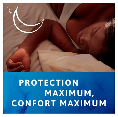 Tena Discreet Protect+ Maxi Night Serviettes Absorbantes Nuit 12 Unités