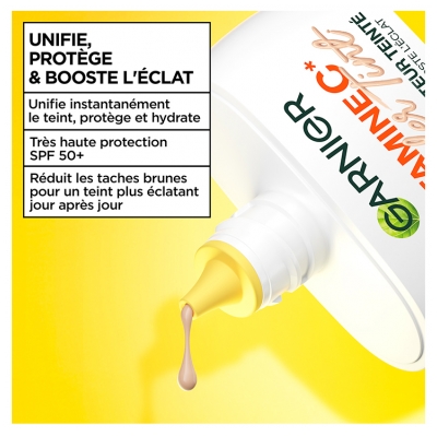 Garnier SkinActive Vitamine C Wonder Tint Fluide Perfecteur Teinté SPF50+ 40 ml