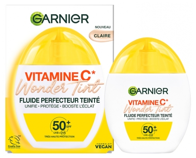 Garnier SkinActive Vitamine C Wonder Tint Fluide Perfecteur Teinté SPF50+ 40 ml