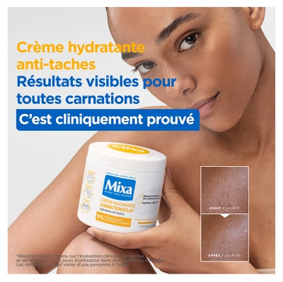 Mixa Crème Niacinamide Correction Éclat Hydratante Anti-Tâches 400 ml 