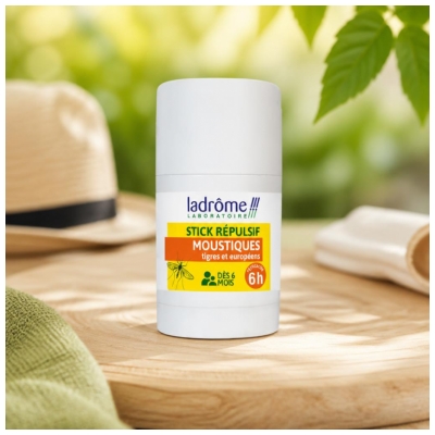 Ladrôme Stick Répulsif Moustiques Européens et Tigres 18 g