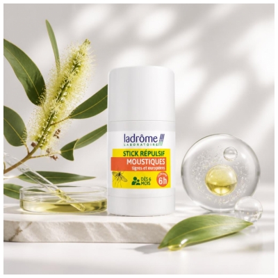 Ladrôme Stick Répulsif Moustiques Européens et Tigres 18 g