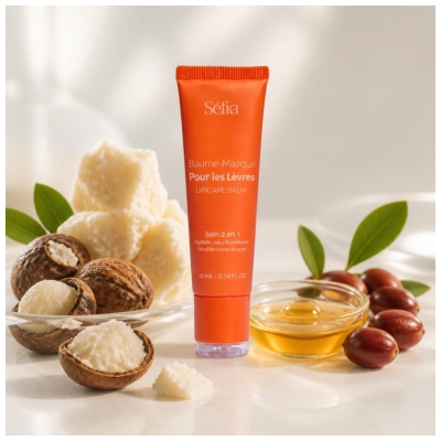 Séfia Baume-Masque Soin 2en1 pour les Lèvres 10 ml