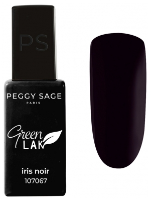 Peggy Sage Green Lak Vernis Ongles LED 10 ML - Teinte : 107067 : Iris Noir