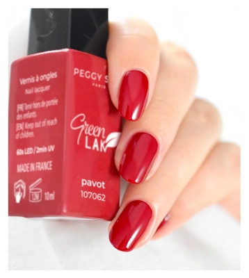 Peggy Sage Green Lak Vernis Ongles LED 10 ML - Teinte : 107062 : Pavot