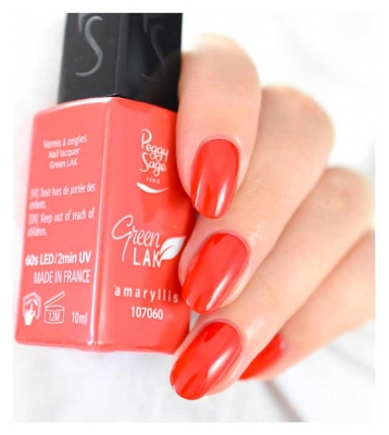 Peggy Sage Green Lak Vernis Ongles LED 10 ML - Teinte : 107060 : Amaryllis