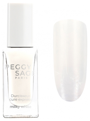 Peggy Sage Nail Care Durcisseur Cure Express pour Ongles 11 ml - Teinte : Milky White