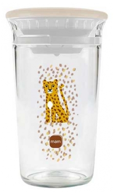 MAM Verre d'Apprentissage 360°C 290 ml 8 Mois et + - Couleur : Brun