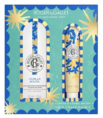 Roger & Gallet Vanille Soleil Eau Parfumée 30 ml + Crème Mains 30 ml Offert