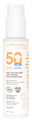 Alphanova Sun Baby Spray Solaire Visage & Corps SPF50 Bio 100 g