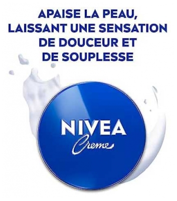 Nivea Crème Hydratante Visage Corps et Mains Boite 250 ml