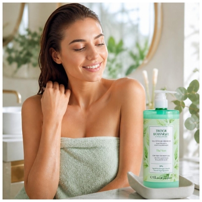 Trésor Botanique Gel Douche Thé Vert 1 L 