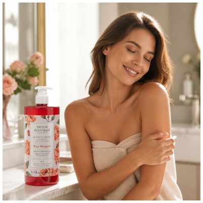Trésor Botanique Gel Douche Rose Musquée 1 L