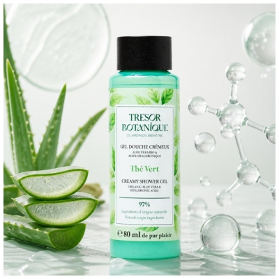 Trésor Botanique Gel Douche Thé Vert 80 ml