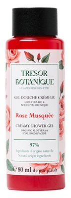 Trésor Botanique Gel Douche Rose Musquée 80 ml