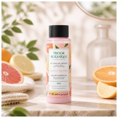 Trésor Botanique Gel Douche Jardin d'Agrumes 80 ml