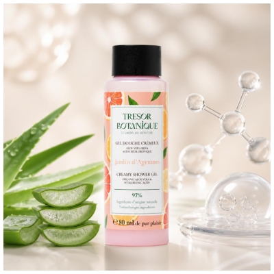 Trésor Botanique Gel Douche Jardin d'Agrumes 80 ml