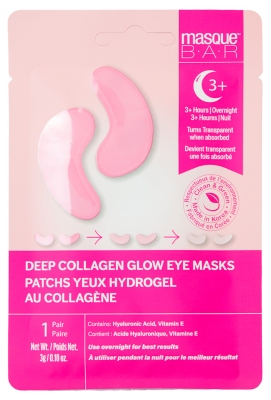B.A.R Patchs Hydrogel au Collagène Yeux 1 Paire