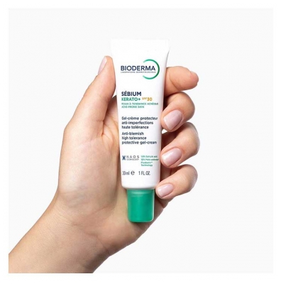 Bioderma Sébium Kerato+ Gel-Crème Anti-Imperfections Peaux à Tendance Acnéique SPF30 30 ml