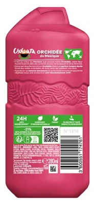Ushuaïa Douche Beauté Hydratante Orchidée du Mexique 280 ml