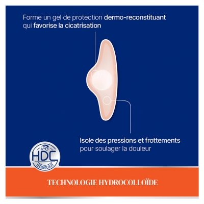 Urgo Ampoules Protect Pastille Surépaissie Orteil et Doigt 6 Pansements