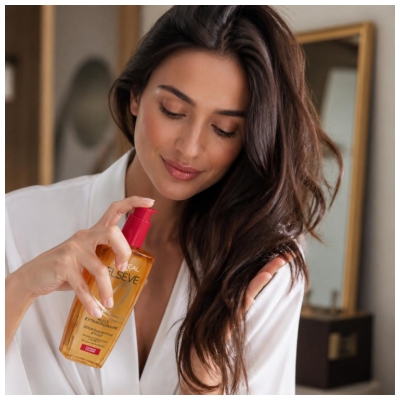 L'Oréal Paris Elseve Huile Extraordinaire Sérum Sublimateur d'Éclat Cheveux Colorés 100 ml
