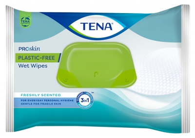Tena Proskin Lingettes Imprégnées Sans Plastique 48 Unités
