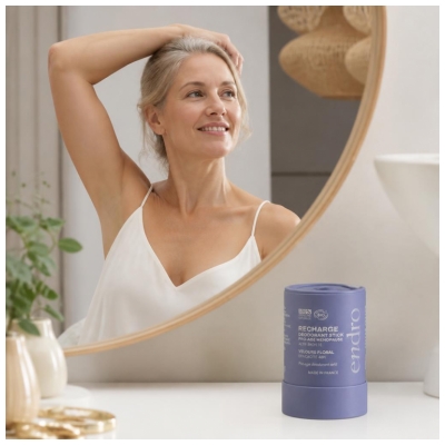 Endro Déodorant Stick 48 H Velours Floral Pro-Âge Ménopause Recharge Bio 50 g