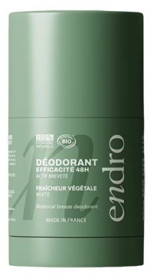 Endro Déodorant Stick 48 H Fraîcheur Végétale Peaux Mixtes Bio 50 g