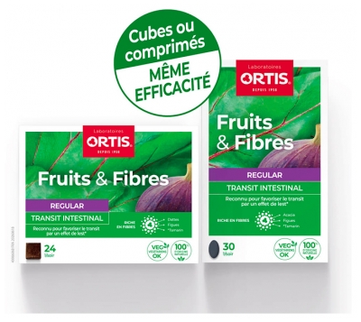 Ortis Fruits & Fibres Regular 45 Cubes