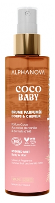 Alphanova Sun Beauty Coco Baby Brume Parfumée Cheveux & Corps Bio 100 ml