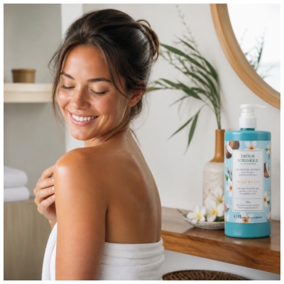 Trésor Botanique Gel Douche Monoï & Coco 1 L