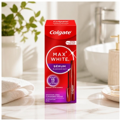 Colgate Max White Sérum Blancheur Nuit Pinceau 2,5 ml