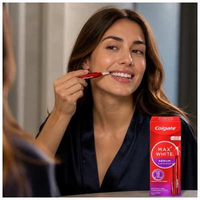 Colgate Max White Sérum Blancheur Nuit Pinceau 2,5 ml