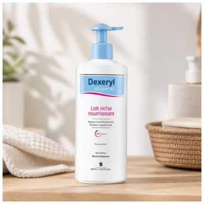 Dexeryl Lait Nourrissant Peaux Sèches 500 ml 