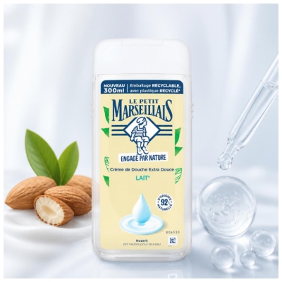 Le Petit Marseillais Crème de Douche Nourrissante Extra Douce 300 ml