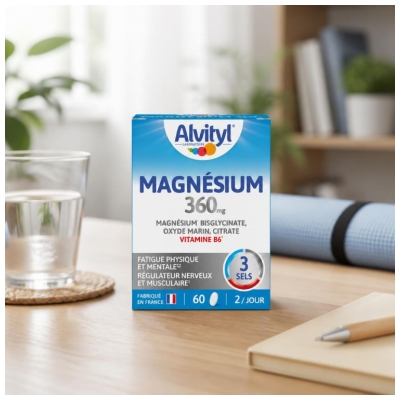 Alvityl Magnésium 360 mg 60 Comprimés à Avaler
