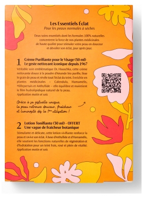 Dr. Hauschka Crème Purifiante Nettoyante pour le Visage 50 ml + Lotion Tonifiante 30 ml Offerte