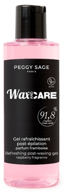 Peggy Sage Wax and Care Gel Rafraîchissant Post-Épilation Parfum Framboise 250 ml