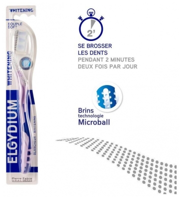 Pierre Fabre Oral Care Elgydium Brosse à Dents Blancheur Médium