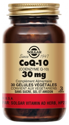 Solgar Coq 10 30 mg Unités Végétales